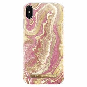 Ideal Of Sweden Fashion Case (suits Iphone Xs Max) - Golden Blush Marble