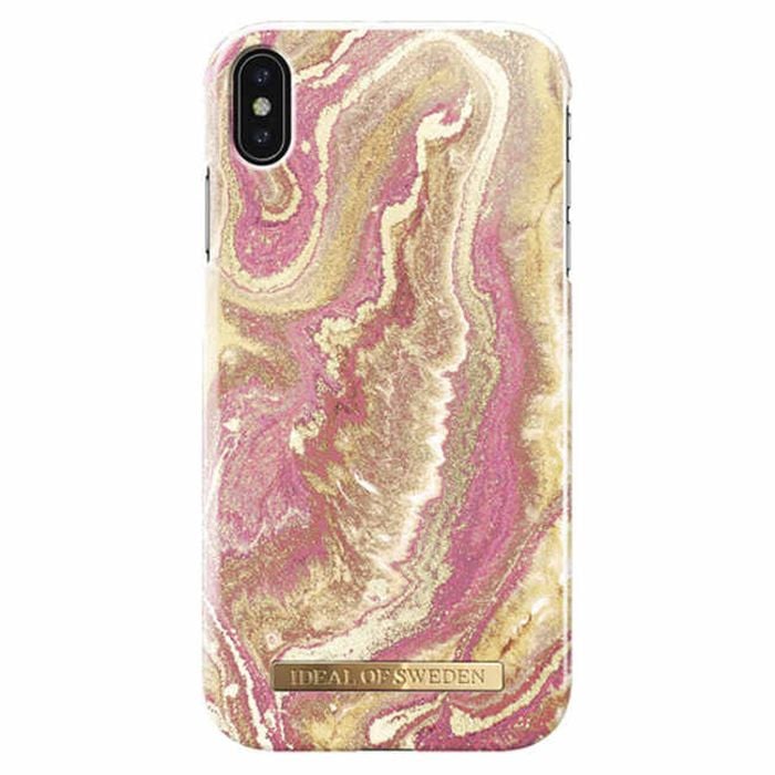 Ideal Of Sweden Fashion Case (suits Iphone Xs Max) - Golden Blush Marble