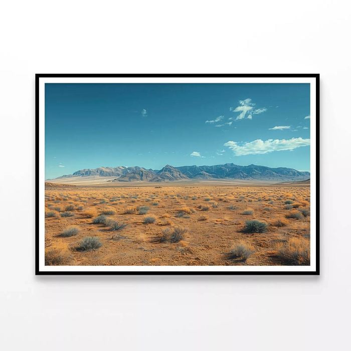 Mountains and Blue Sky  Print 100% Australian Made 90x60cm  (Poster)