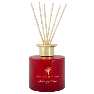 Nicola Spring Reed Diffusers 200ml - Wild Fig & Cassis - Pack Of 3 - Autumn Spiced Fragrance With 6 Reeds Each Scent
