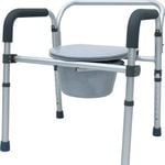 Q-Assist 250kg Weight Rating Over Toilet Frame and Commode