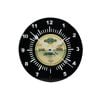 Yesterday’s Vinyl Music Lover Deskclock Yellow/Green 18cm