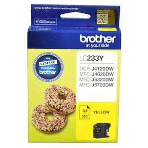 Brother GENUINE Original Brother Ink Cartridge Toner LC233Y YELLOW Inkjet 550 Pages