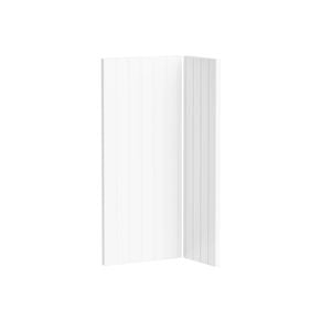 Kaboodle 800 x 900mm Macaroon V-Groove Corner Base Cabinet Doors - 2 Pack