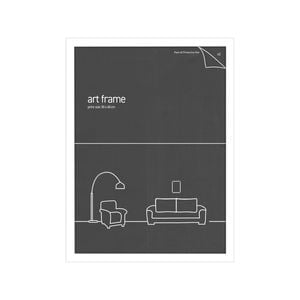 Frames & Hangers Wall Hanging Sleek 30x40cm Picture Poster Frame White