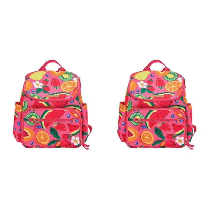 2PK Annabel Trends Polyester Picnic Lunch Bag Backpack -  Tropicana