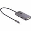 Startech.com Usb C Video Adapter, Usb C To Hdmi Dvi Vga Adapter, 4k 60hz, Aluminum, Video Display Adapter