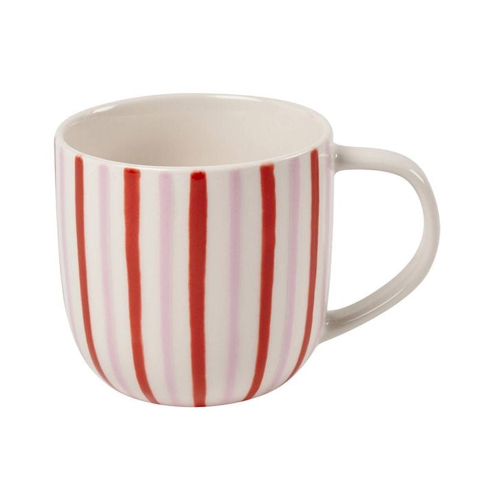 Salt & Pepper Anja Mug 450ml - Figo Red Stripe