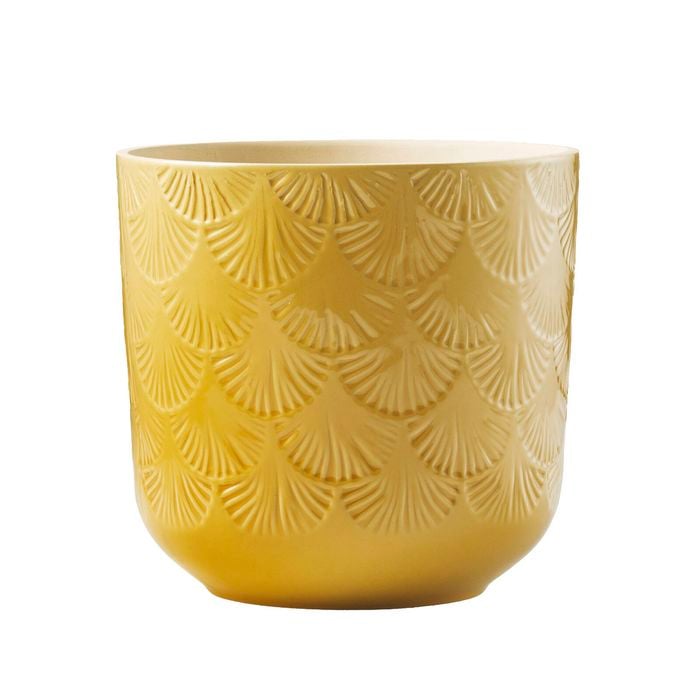 Borralheira 160mm Yellow Palm Indoor Ceramic Pot