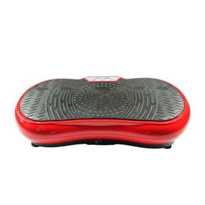 Social Hike Vibration Plate Exercise Platform - Vibrating Workout Machine Red