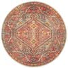 The Rug Connection Heritage 856 Crimson 240x240cm - Large Round Transitional Pet Friendly Indoor Rug