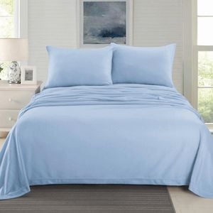 Shangri-La Linen Ultra Soft Cashmere-Feel Microfibre Flannelette Sheet Set