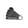5pc KitchenAid Measuring Spoons Cooking Utensil Charcoal Grey