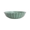 Belle Bayleaf 25.5cm Ceramic Shallow Serve Bowl Round - Green