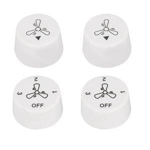Arlec White Wall Fan Replacement Knob  - 4 Pack