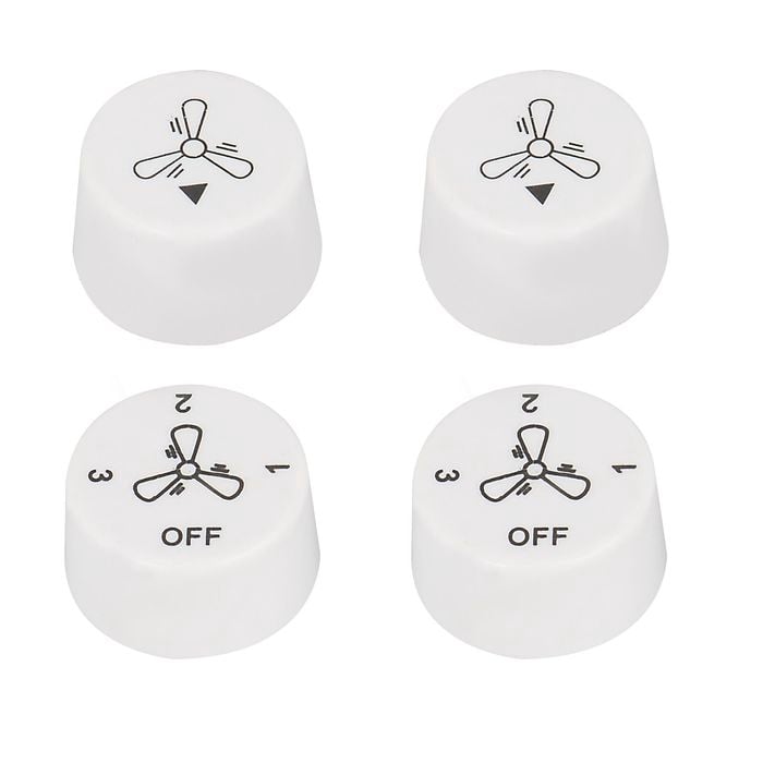 Arlec White Wall Fan Replacement Knob  - 4 Pack