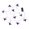 Galah Halloween 10 LED Purple Bat String Lights