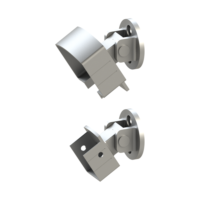 Peak Silver Aluminium Deck Balustrade Universal Bracket