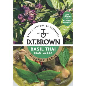 D.T. Brown Gourmet Thai Siam Queen Basil Seeds