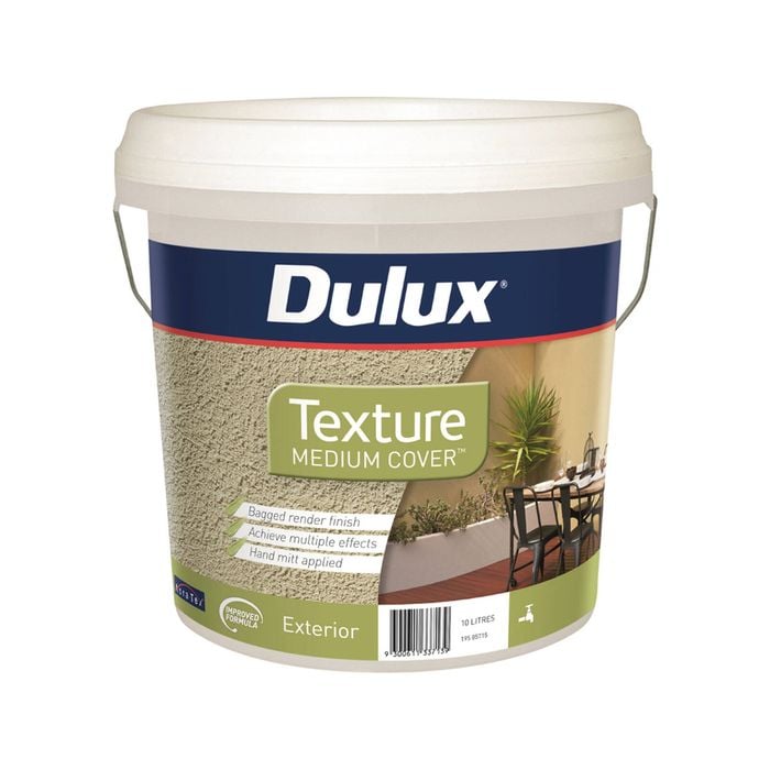 Dulux 10L Medium Texture Exterior Paint
