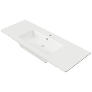 New England Joinery 1200mm White Gloss Zodiac Top