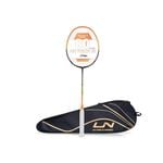 Li-Ning Air Force 80 Lite Carbon Fibre Strung Badminton Racket with Full Racket Cover Navy/Orange| Maximum String Tension- 30lbs