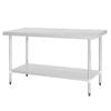 Vogue Stainless Steel Prep Table 1500mm - Gj503