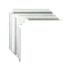 Rolltrak 9 x 22mm Aluminium Flyscreen Corner Stake - 24 Pack
