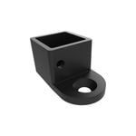 ProtectorAl Black Aluminium Friction Fit Handrail Wall Bracket