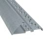 Roberts 3.3m Silver Commercial Pinned Naplock Carpet Trim - 10 Pack