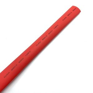 Click 20mm x 1.2m Red Heat Shrink Thin Wall Tubing