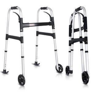Altus Lightweight Aluminium Folding Walking Frame Adjustable Height Mobility Walker For Seniors