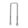 Sunrise U-bolts With Nyloc Nut 1/2" Galvanised - 45mm Square, 170mm - Ub45s170g