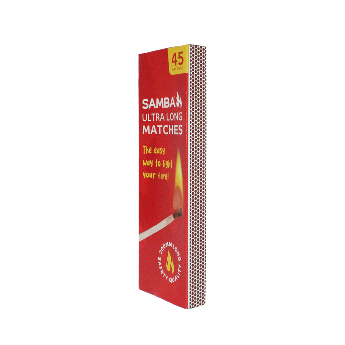 Samba 200mm Safety Matches - 45 Pack