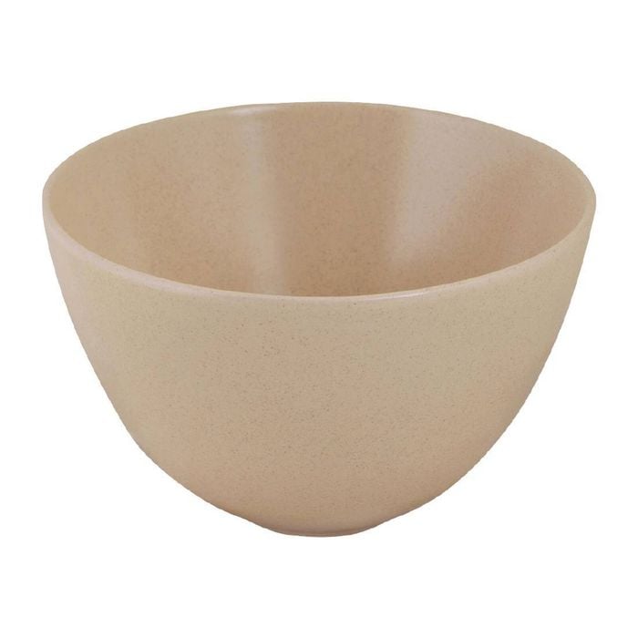 Zuma Deep Rice Bowls Sand 6 Pack 167mm Ceramic Tableware
