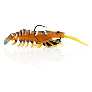 2 Pack of Chasebaits 65mm Flick Prawn Jnr Softbody Lure - Green Prawn