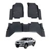 AUSGO Car Floor Mats for ISUZU D-MAX DMAX Dual Cab 2012-2020 All-Weather Floor Liners
