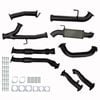 Ignite Exhausts Toyota Landcruiser 200 Series 4.5L V8 Twin 3" To Single 3.5" Turbo Back No Cats With Mid Pipe & Rear Muffler