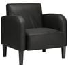 vidaXL Sofa Chair with Armrests Black 54 cm Faux Leather single sofa