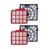 2PK Cleanup Replacement Filter Set Allergen Capture For Sauber Bagged Vacuums