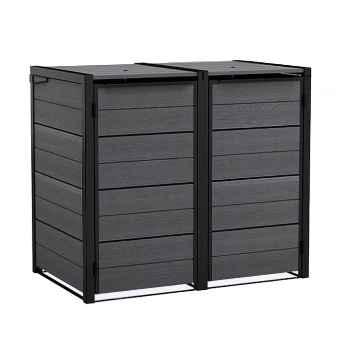 Keter 2 Bin Hideaway (1.4 x 0.8m) - Grey