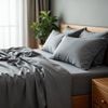 Royal Comfort 2000 Thread Count Bamboo Cooling Sheet Set Mid Grey Queen