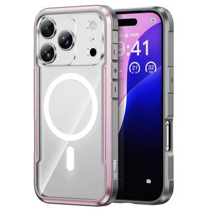 Tough On for iPhone 17 Pro Max Iron Shield Case with MagSafe - Rose Gold
