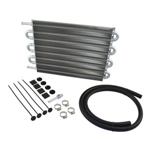 Calflow Transmission Oil Cooler Kit, Tube & Fin, 15.5" x 10" x 0.75"