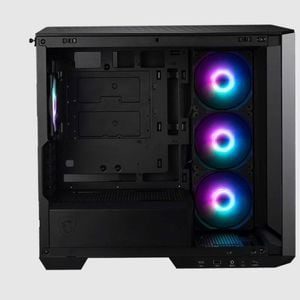 Msi Mag Pano 100r Pz Black Micro Atx Case - Usb-c, Audio, Storage Bays, Sleek Design