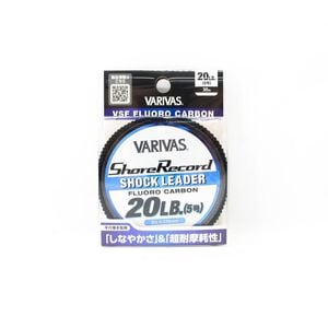 Varivas Shore Record 30m VSF Fluorocarbon Shock Fishing Leader 20lb