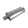 Redback 2" Performance Muffler Centre/centre - 5" X 3" Oval, 8" Long, Aluminised Steel