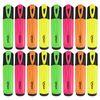 4x 4pc Maped Fluo Neon Highlighter 1-4mm Chisel Nib Inkjet Safe Marker Assorted