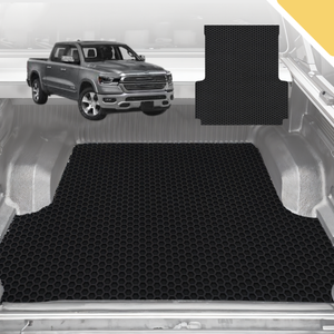 Outback GT 6D Pro Ute Tub Mat for RAM 1500 Laramie (DT) 2019-Current without rambox 6ft 4in bed length - Black