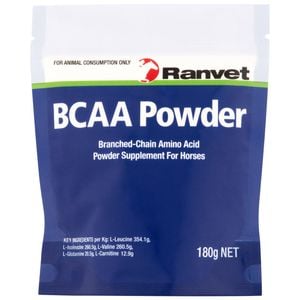 Ranvet BCAA Powder Branched-Chain Amino Acid Supplement for Horses 180g